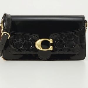 Coach Black Patent Leather Tabby
